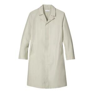 Calvin Klein Trench Coat Men's Medium Classic Style Raincoat Abbey Stone NEW